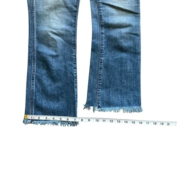 Madewell Cali Demi-Boot Jeans Frayed Hem - Picture 12 of 13